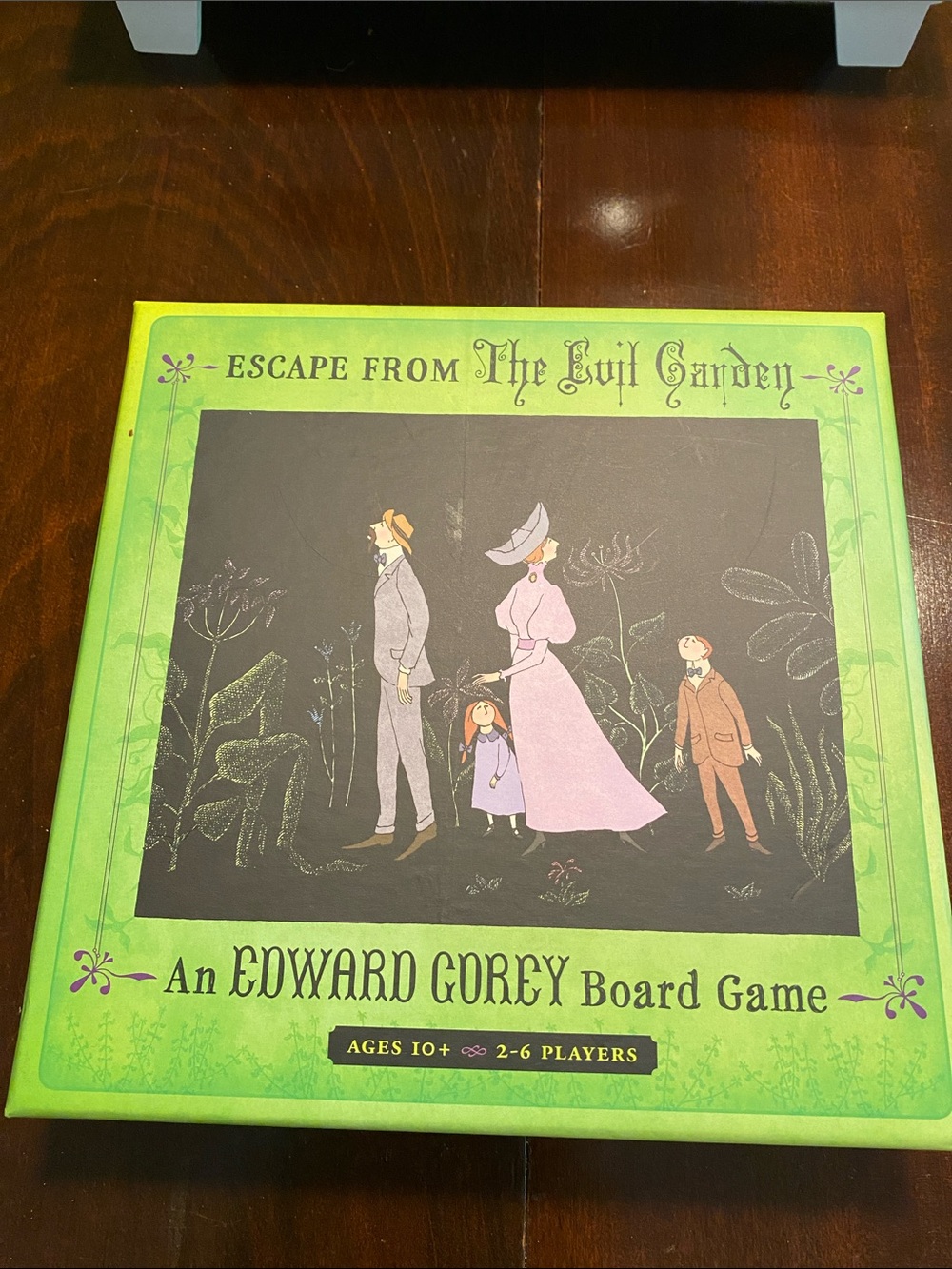 Edward Gorey "Escape From The Evil Garden" Board Game Like New!